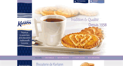 Desktop Screenshot of biscuiterie-de-kerlann.com