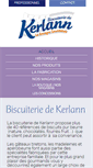 Mobile Screenshot of biscuiterie-de-kerlann.com